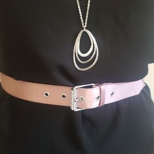 Satin Rhinestone Belt